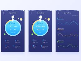 概念健身APP 界面练习2