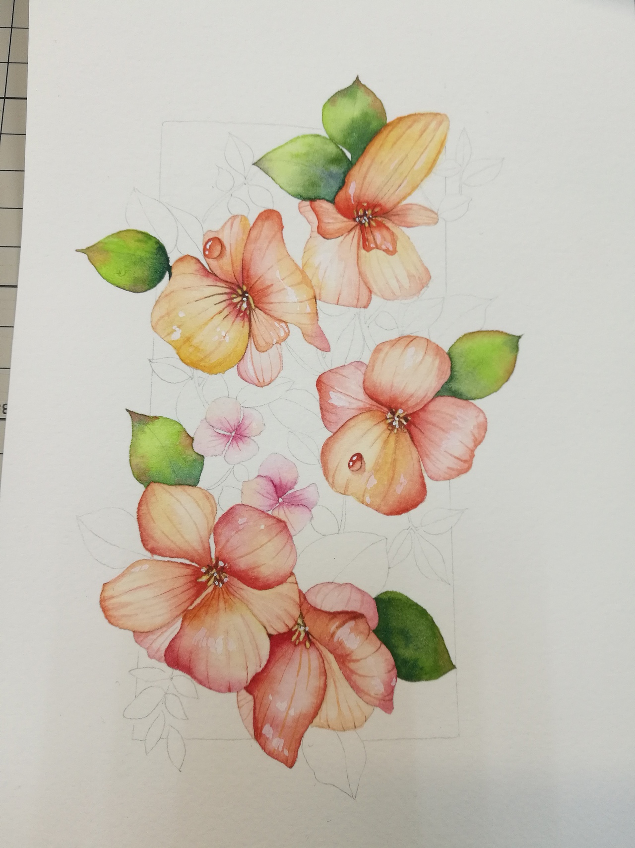 水彩画花（图ZOTM1MDg1NjA=） - 创作习作 - 站酷设计师ArleneC原创素材 - 站酷ZCOOL