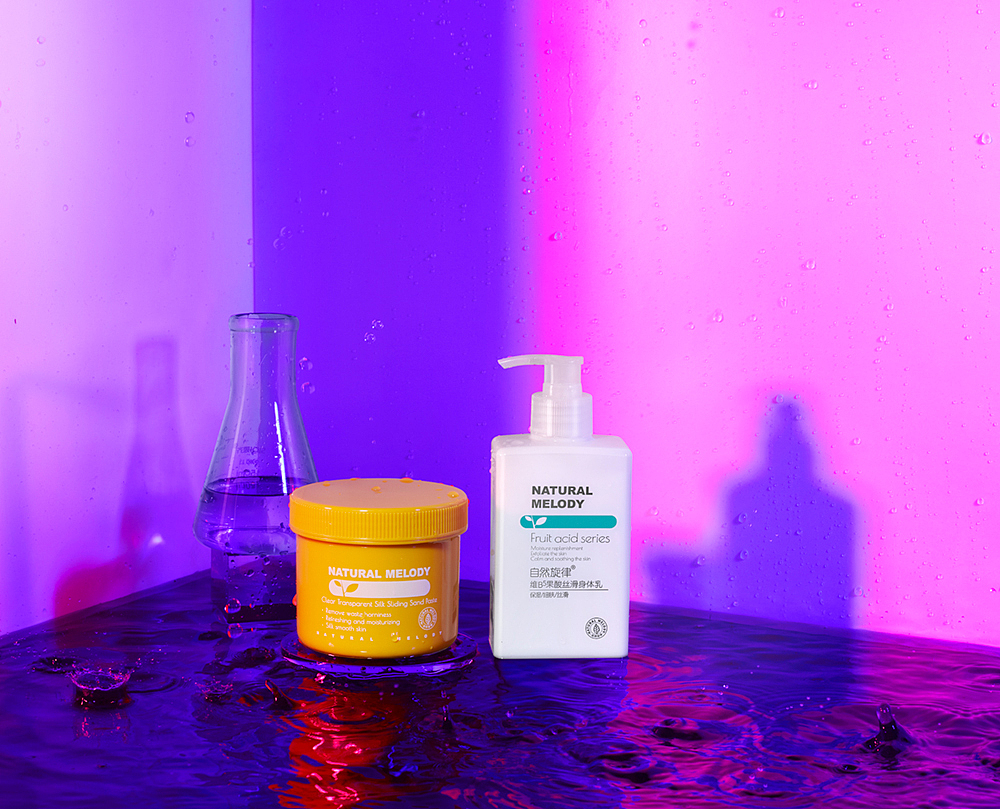 自然旋律 X木鸣--化妆品静物场景拍摄精修图