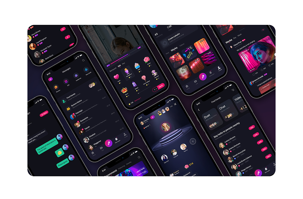 卡拉oK（图ZMjUyMjU0ODM2） - APP界面 - 站酷设计师地上的娃娃笑哈哈原创素材 - 站酷ZCOOL