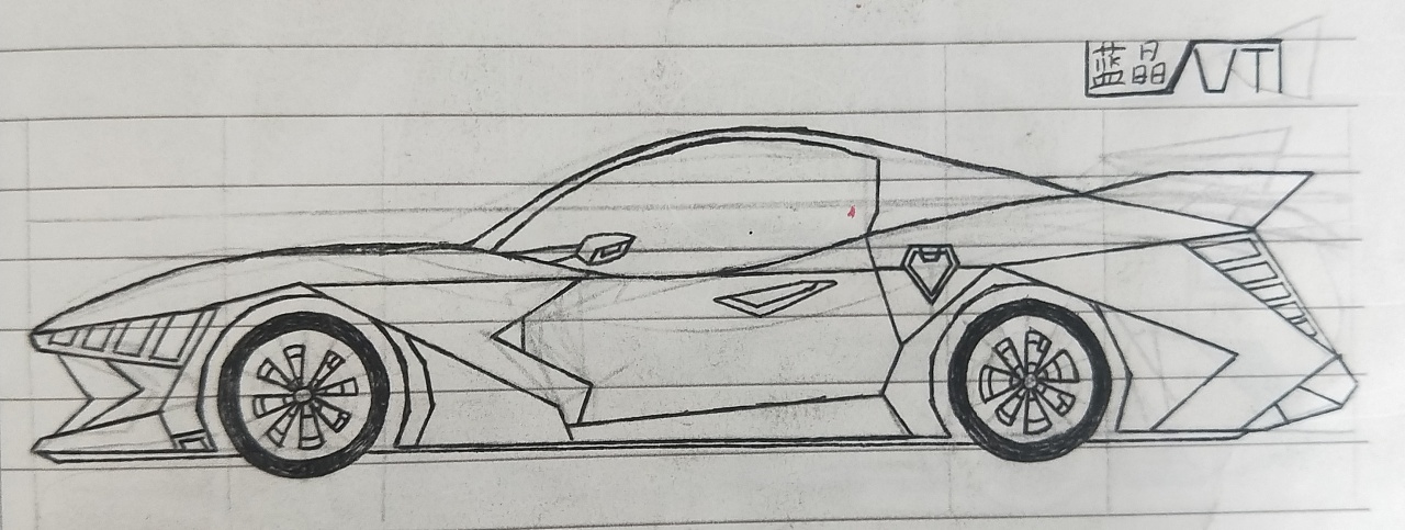 蓝晶超跑|平面|图案|z541750131 - 原创作品 - 站酷 (zcool)