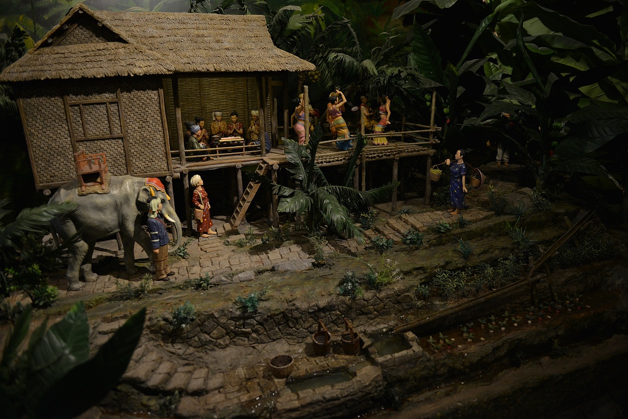 56个民族婚俗微雕2