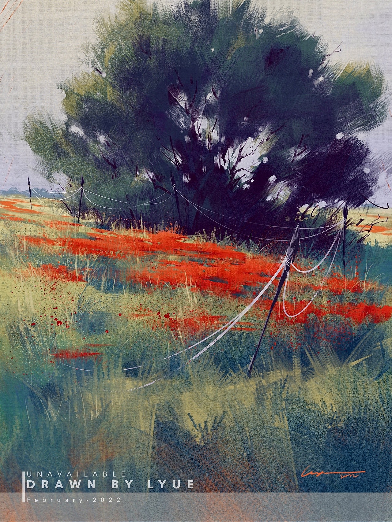 iPad风景插画合集（2022.03）（图ZMjkxMDE5OTAw） - 艺术插画 - 站酷设计师厘鱼Lyue原创素材 - 站酷ZCOOL