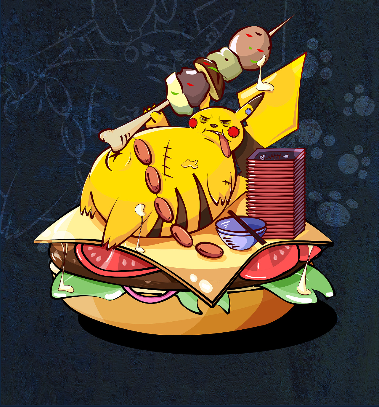 暴食|插画|创作习作|saberinori - 原创作品 - 站酷 (zcool)