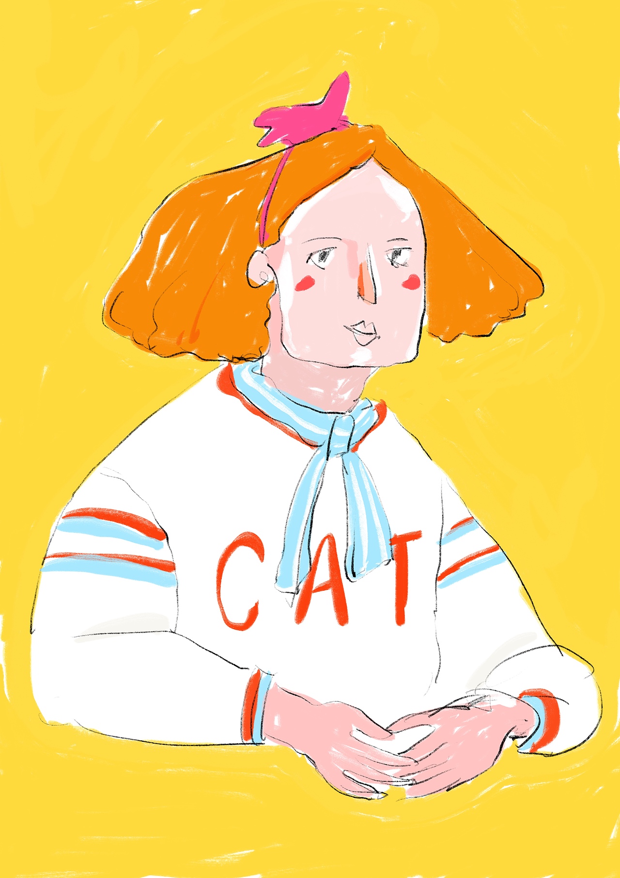 人物插画练习（图ZMjYxMjI1NDE2） - 创作习作 - 站酷设计师柠萌橘子梨原创素材 - 站酷ZCOOL