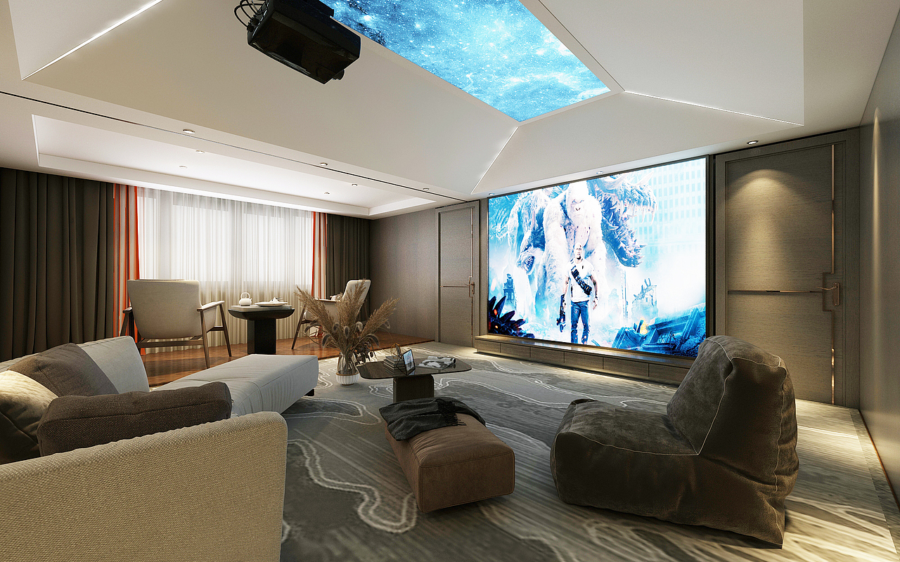 济南万泰装饰公园九里160平轻奢风格案例