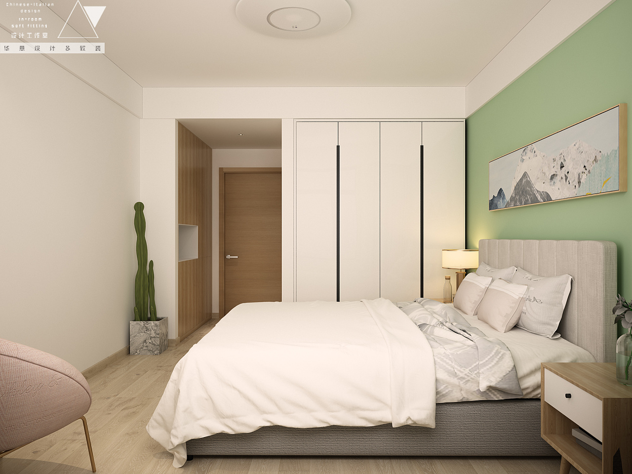 借鉴 逯薇老师 观点,餐桌旁需要一个收纳的台面,更符合实际生活场景