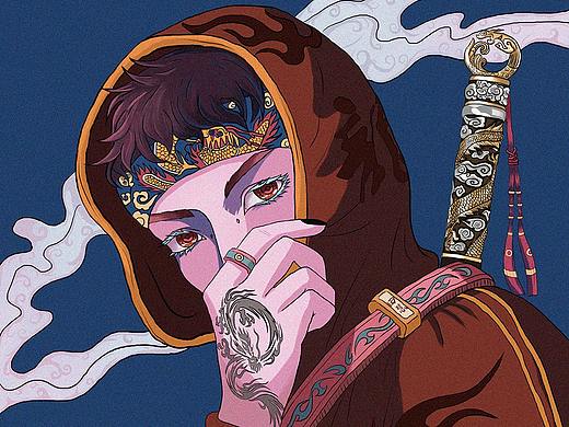 给朋友画的头像