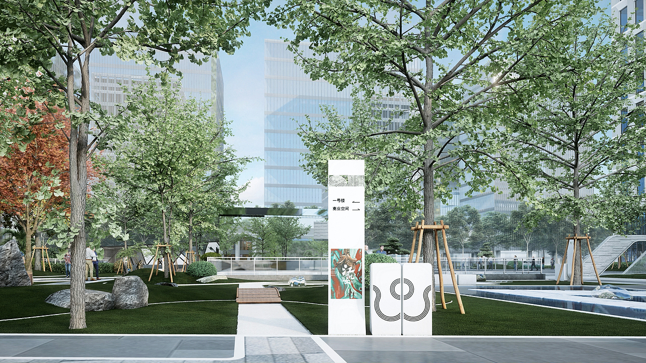 园区景观设计—Lumion效果图