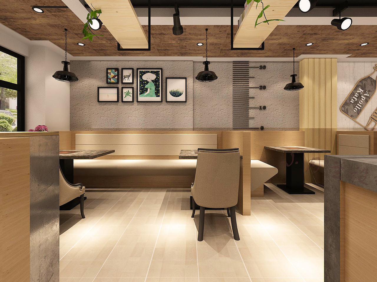 混搭风格餐饮店设计