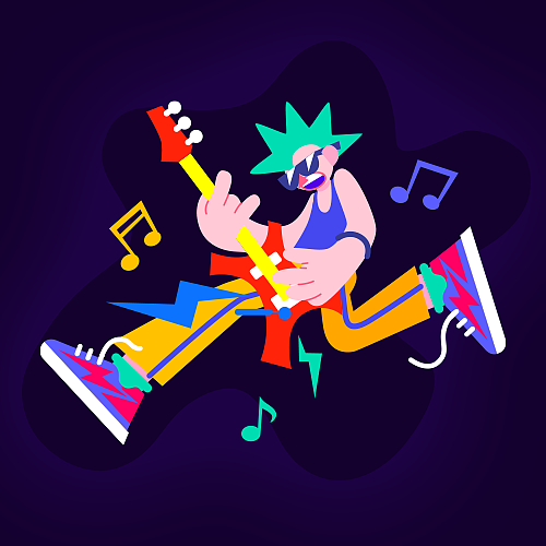 音乐活动页面海报（图ZMTcxNjgwMDk2） - 图案 - 站酷设计师JS楊原创素材 - 站酷ZCOOL