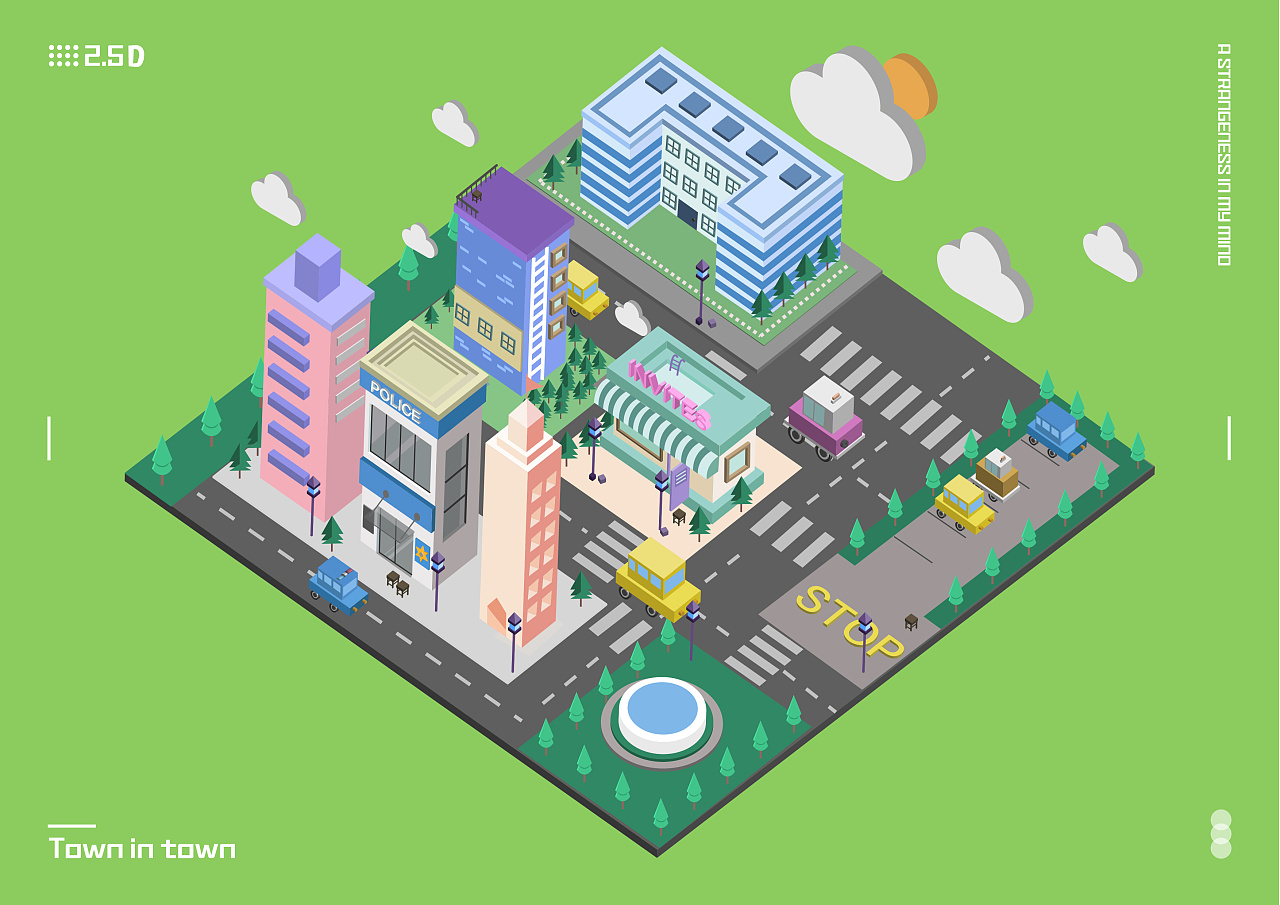 2.5d风格插画|插画|商业插画|少女97斤 - 原创作品 - 站酷 (zcool)