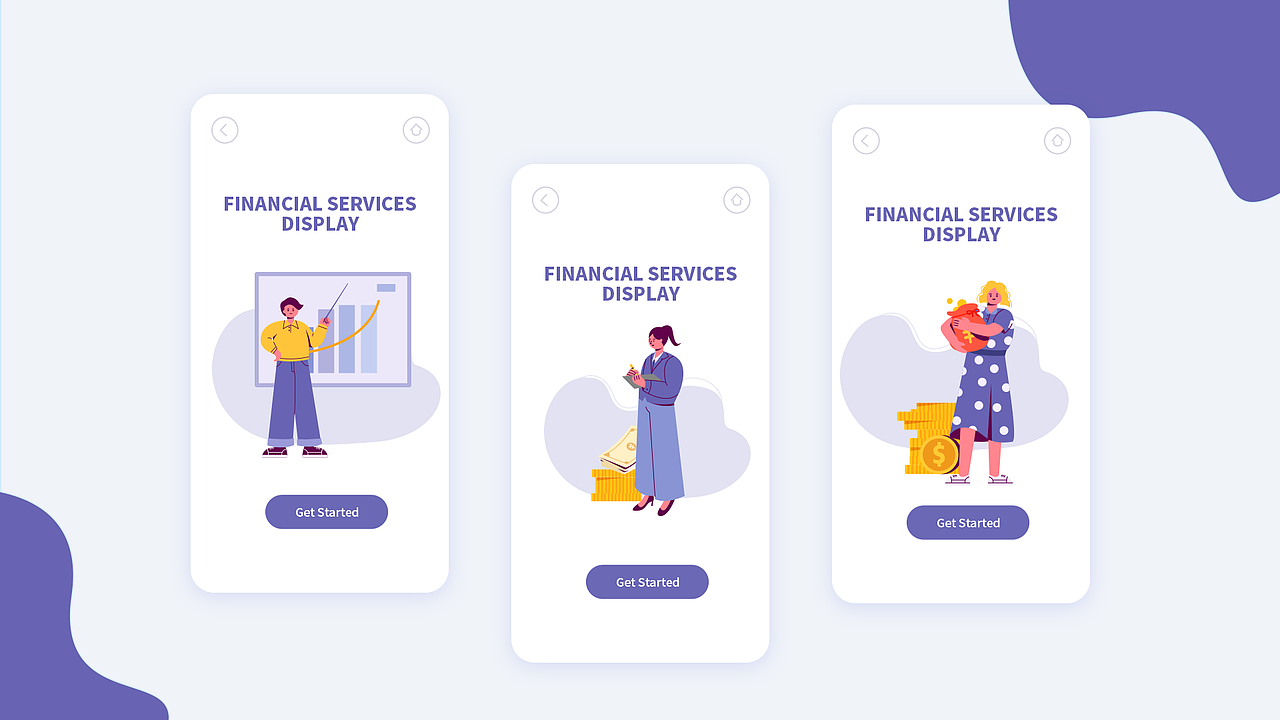 扁平人物插画系统