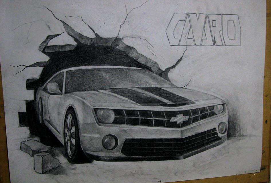 camaro|纯艺术|素描|barnett01 - 原创作品 - 站酷 (zcool)