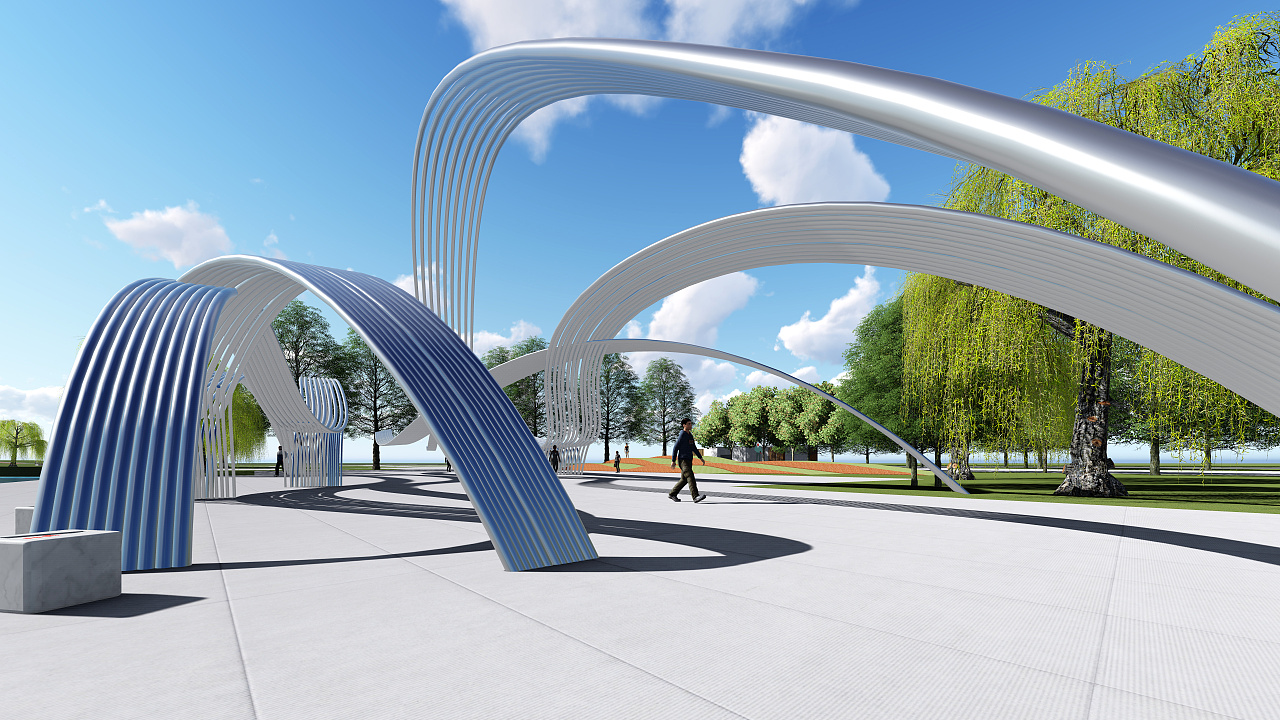 江海飘带|三维|建筑/空间|叫我章大师 - 原创作品 - 站酷 (zcool)