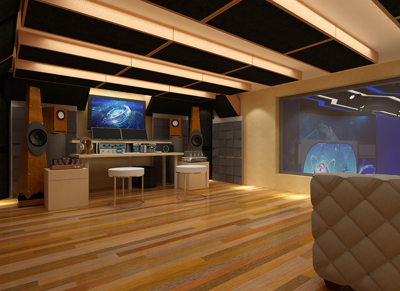 演播室后面的二维码是vr全景展示不是广告