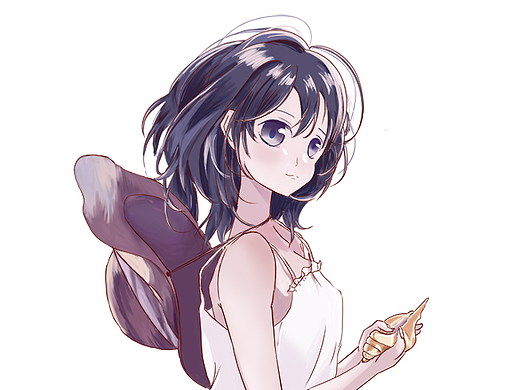 拿贝壳的少女（个人主页-ZMjM5NDAxOTI=） - 创作习作 - 站酷设计师oumega原创素材 - 站酷ZCOOL