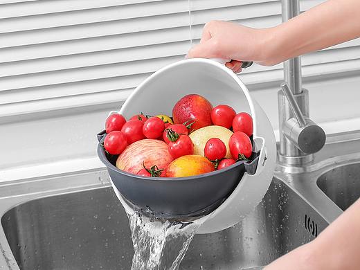 电商摄影|沥水篮蔬菜篮摄影 