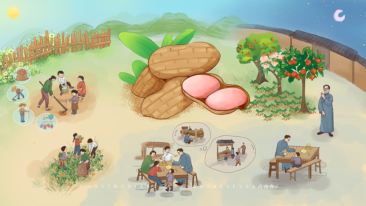 儿童插画·小学课文配图（图ZMjY4OTI2ODI0） - 儿童插画 - 站酷设计师suzyhai原创素材 - 站酷ZCOOL