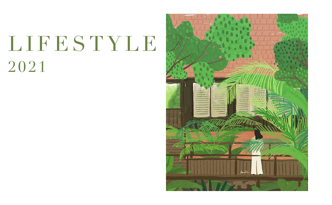 植物和女孩｜原创插画集合（图ZMjc2MDk3OTIw） - 商业插画 - 站酷设计师酒夏原创素材 - 站酷ZCOOL