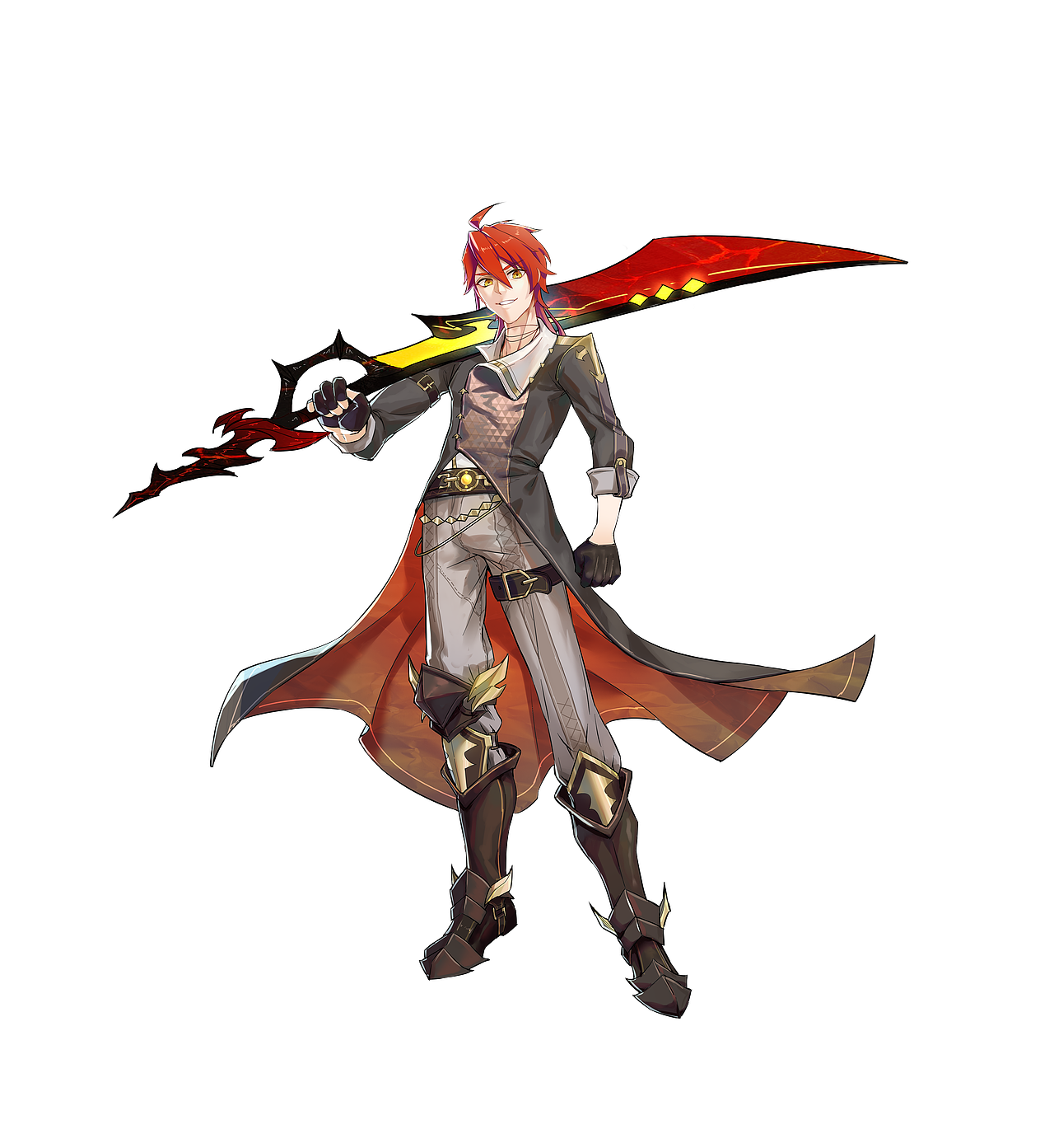 日系二次元游戏男角色设计