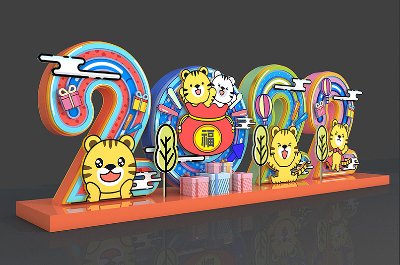春节美陈（图ZMjgwOTc4OTM2） - 其他 - 站酷设计师风筝FZ原创素材 - 站酷ZCOOL