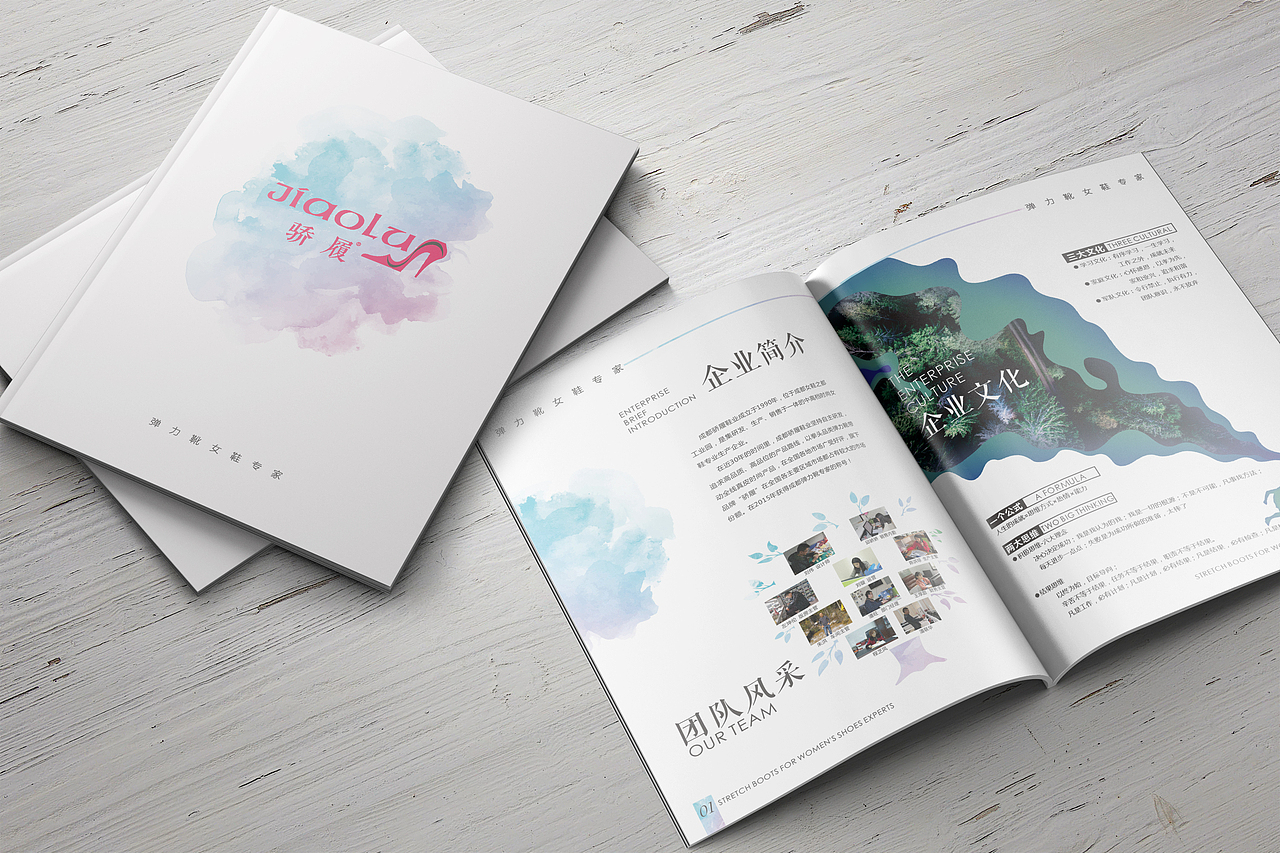 鞋企宣传画册