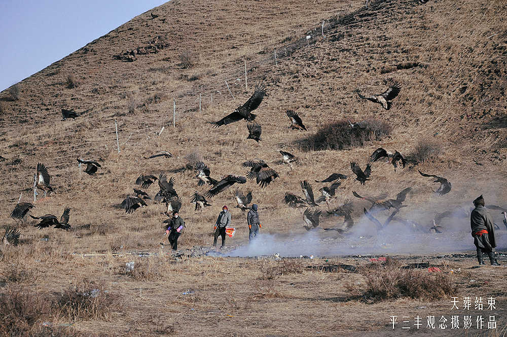 天葬结束（图ZNjI5NjY5MDg=） - 人文/纪实摄影 - 站酷设计师平三丰原创素材 - 站酷ZCOOL