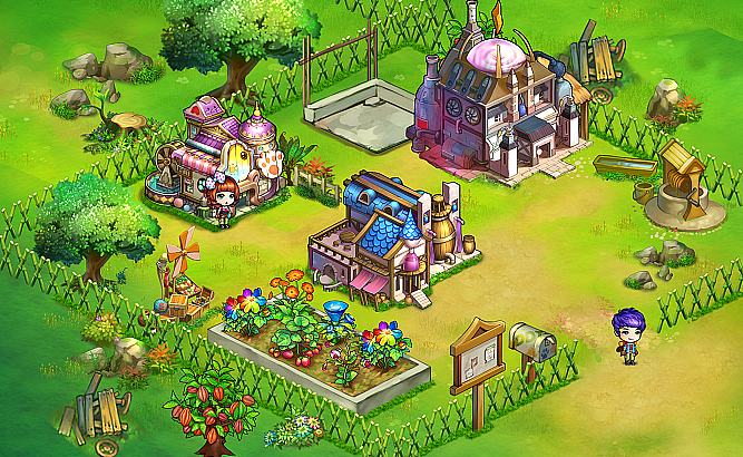 弹弹堂场景原画