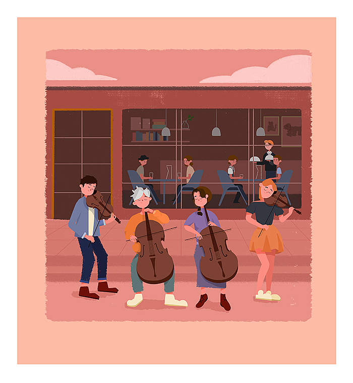 旅行（图ZMTcwOTkzMDA0） - 艺术插画 - 站酷设计师玛格丽塔原创素材 - 站酷ZCOOL