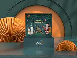 3款圣誕禮品盒立體盒
