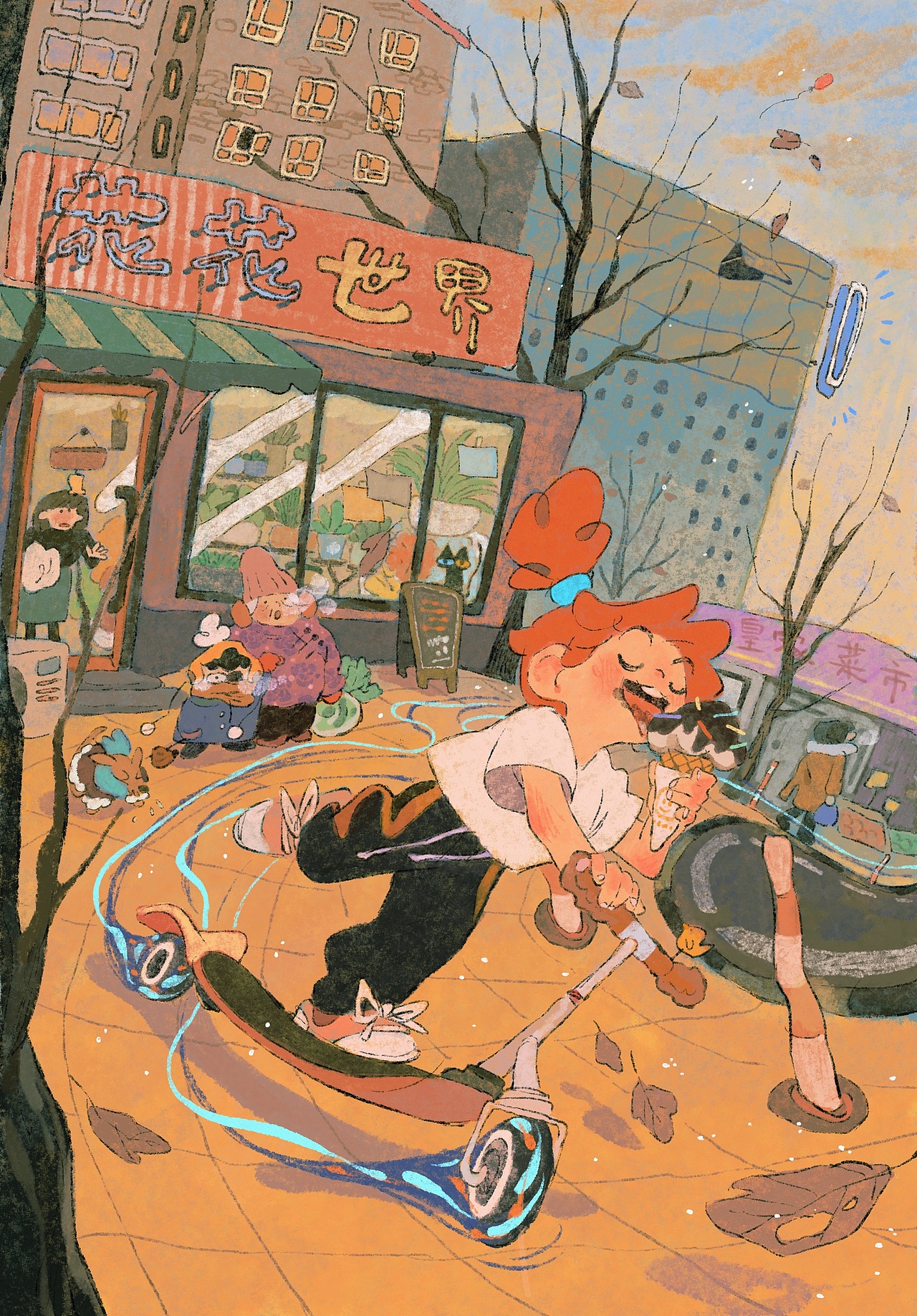冬日实录（图ZMjg5NjY2NjQ4） - 艺术插画 - 站酷设计师鹿玖拾原创素材 - 站酷ZCOOL
