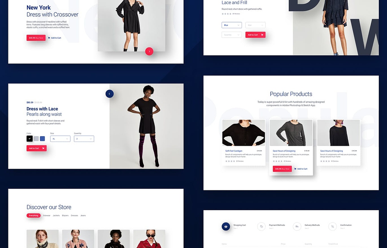 精心打造的WEB UI KITS（图ZMjM1MjgyNjUy） - 企业官网 - 站酷设计师RoblesTegan原创素材 - 站酷ZCOOL
