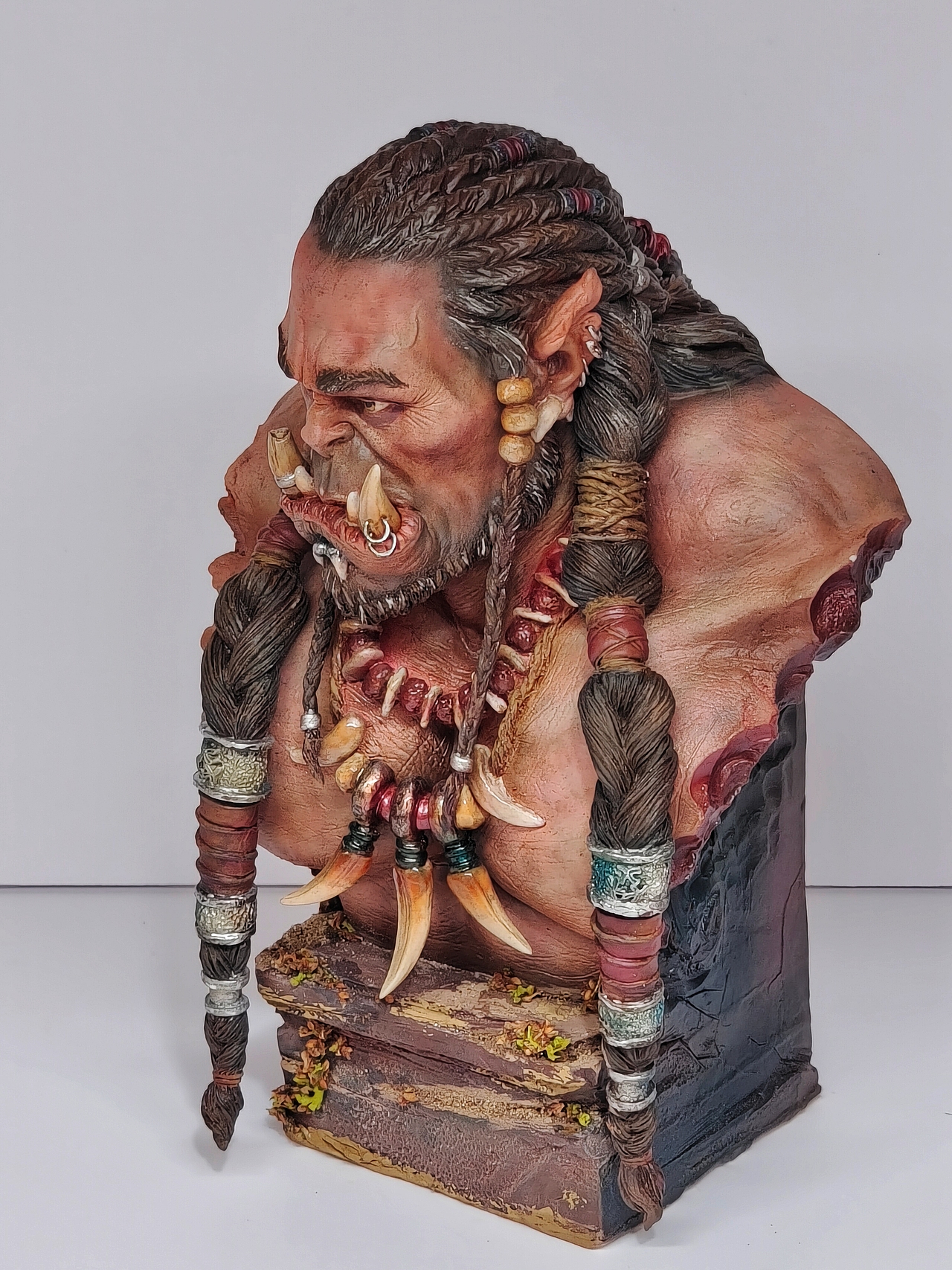 【霜狼氏族酋长·杜隆坦】涂装成品