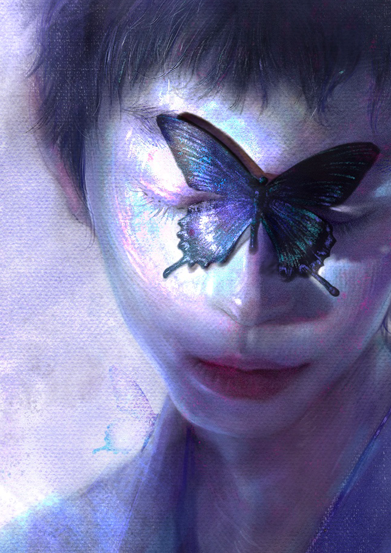 插畫習(xí)作- 《蝶》（圖ZMjk3MTc2NjUy） - 創(chuàng)作習(xí)作 - 站酷設(shè)計師飛魚刺身原創(chuàng)素材 - 站酷ZCOOL