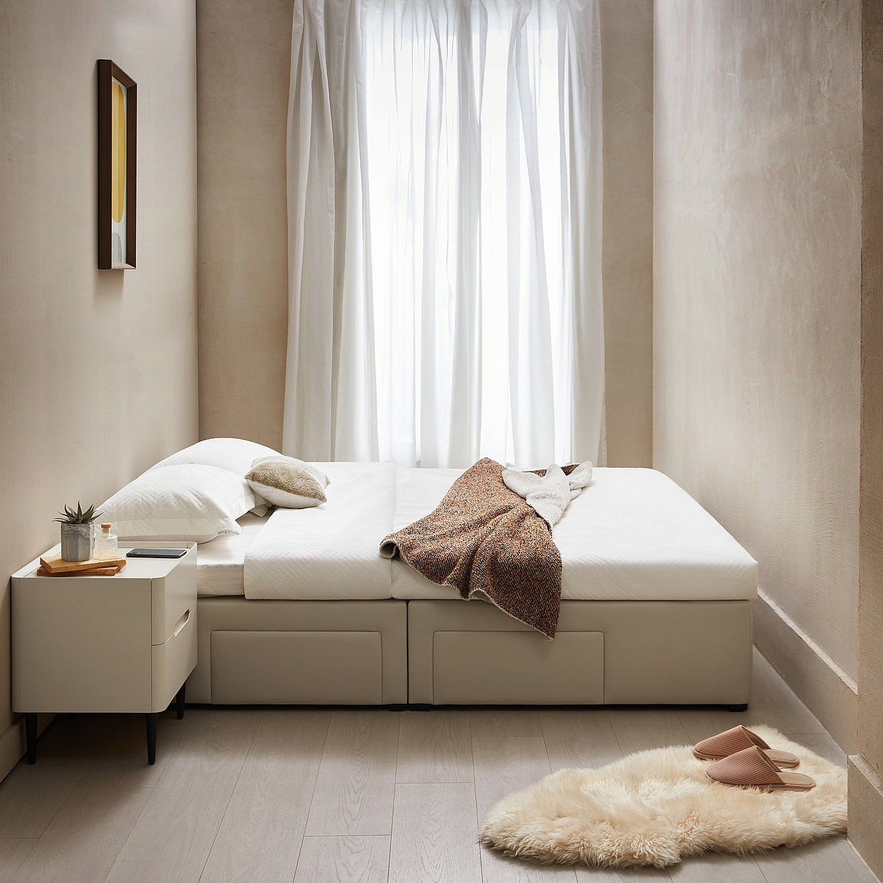 喜临门城爱泡芙床托 | LeeconLi