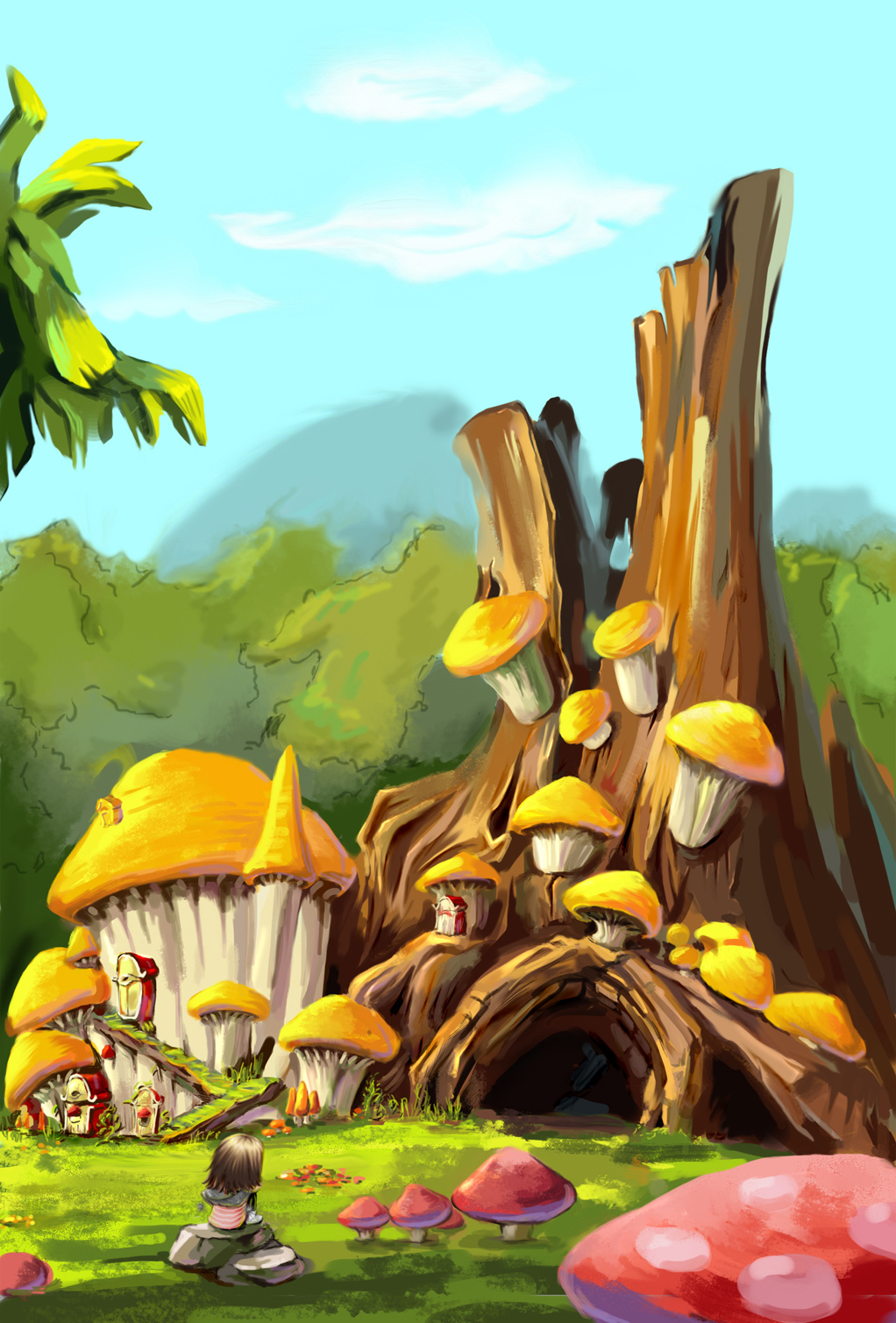 回忆冒险岛|插画|商业插画|superL - 原创作品 -