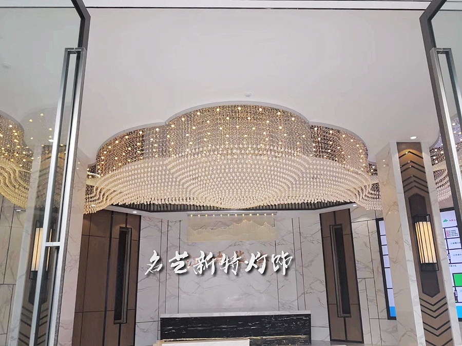 新中式售楼部灯具定制设计 名艺新特灯饰