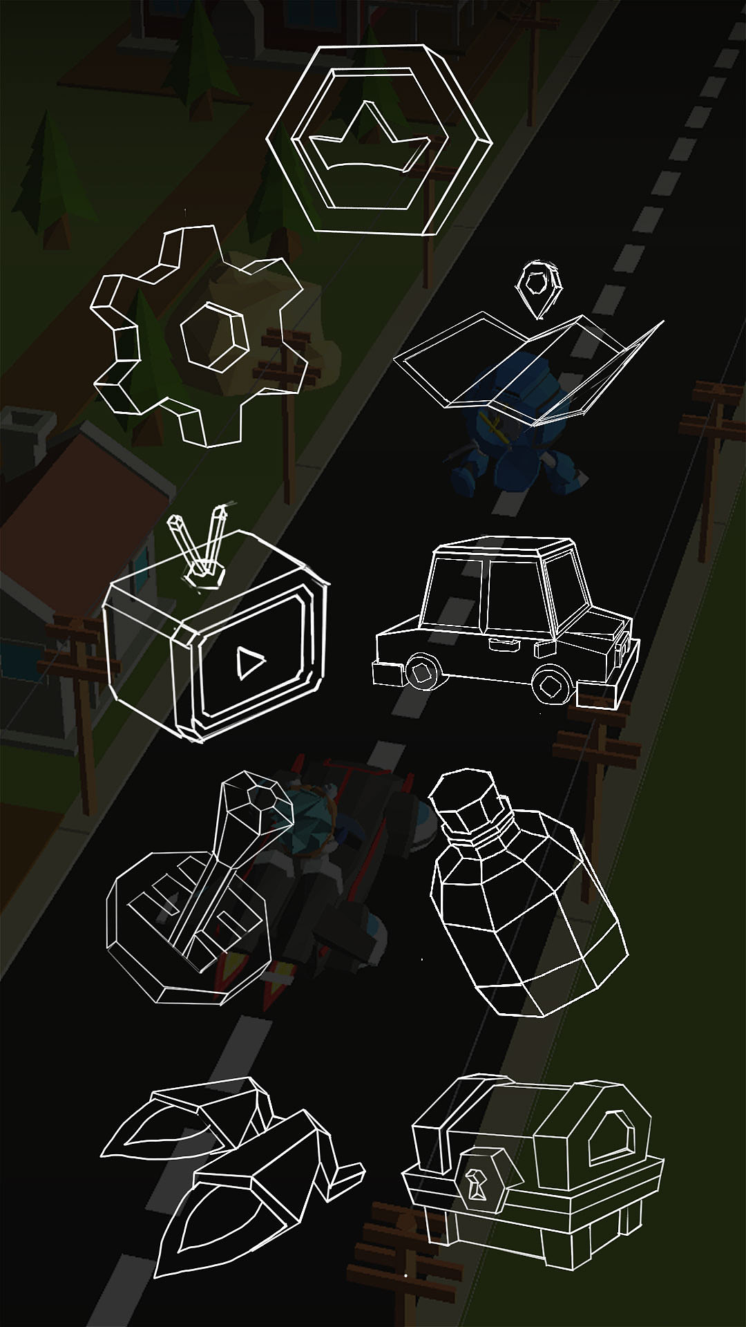 lowpoly风格界面练习（图ZMTU0NDA4MjYw） - 游戏UI - 站酷设计师奶皮小虎妞原创素材 - 站酷ZCOOL