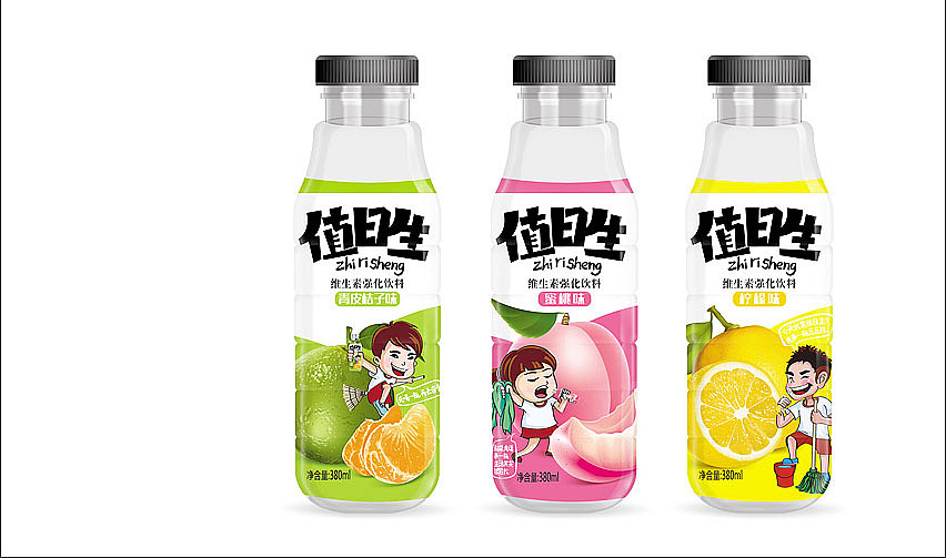 近水型果味饮料包装（图ZMjc2NjY5ODU2） - 包装 - 站酷设计师王宏品牌包装设计原创素材 - 站酷ZCOOL