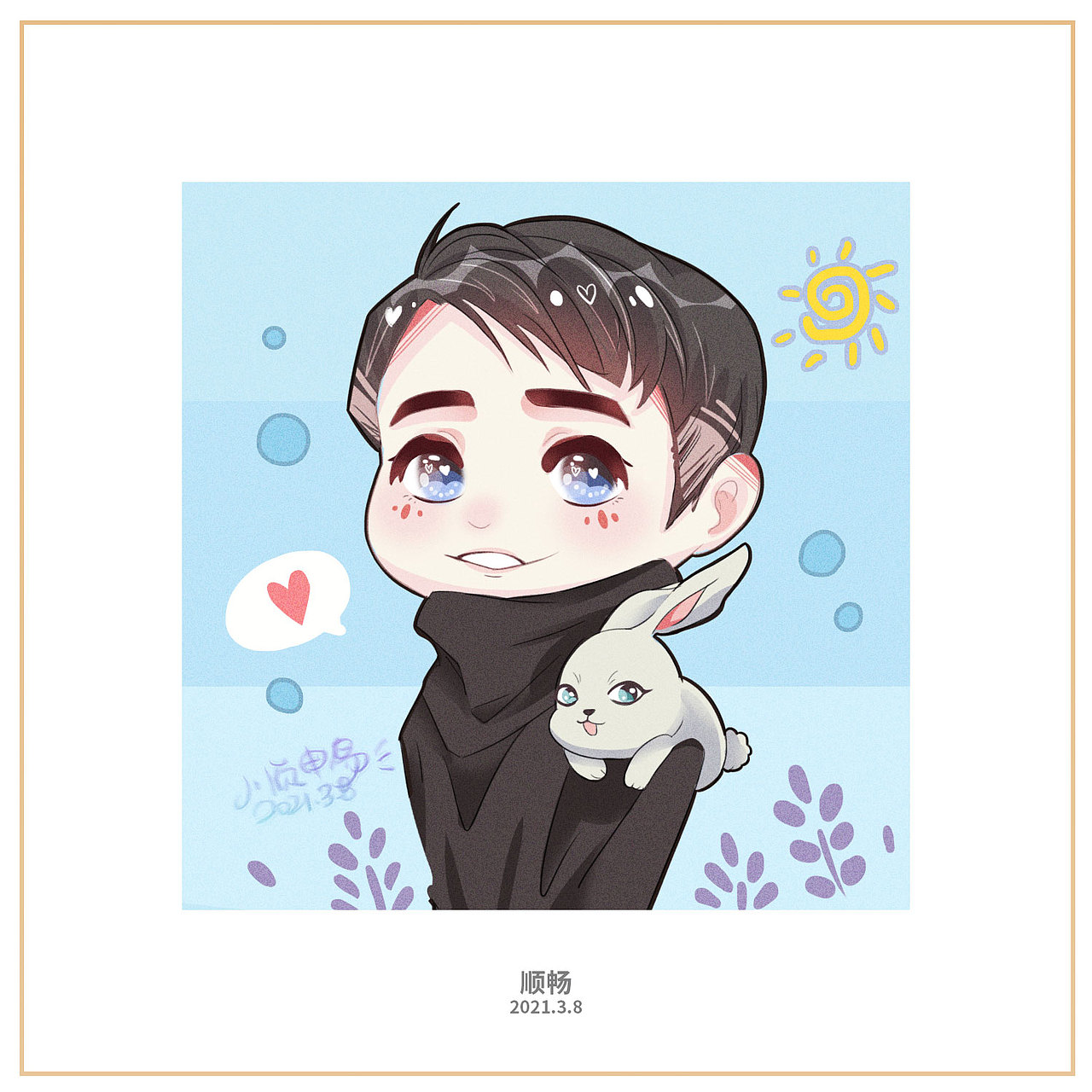 給朋友們畫的頭像（圖ZMjQ4NDE0MTY4） - 創(chuàng)作習(xí)作 - 站酷設(shè)計師島島子原創(chuàng)素材 - 站酷ZCOOL