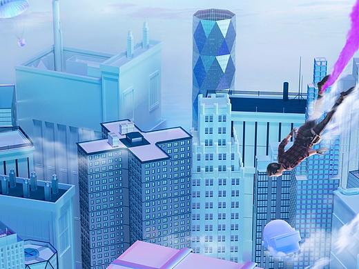 和平精英冒险世界-创意海报