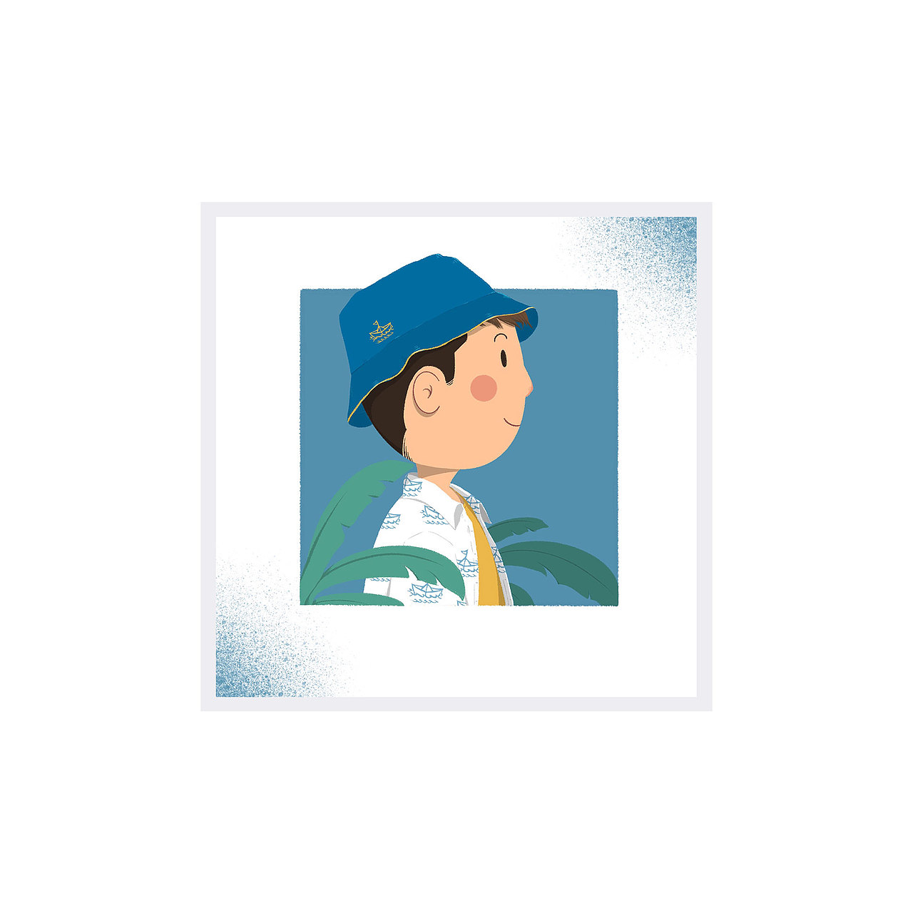 戴帽子的少年（图ZMjAzMzkzODY4） - 创作习作 - 站酷设计师南九will原创素材 - 站酷ZCOOL