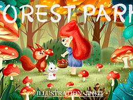 《小紅帽》插畫繪本