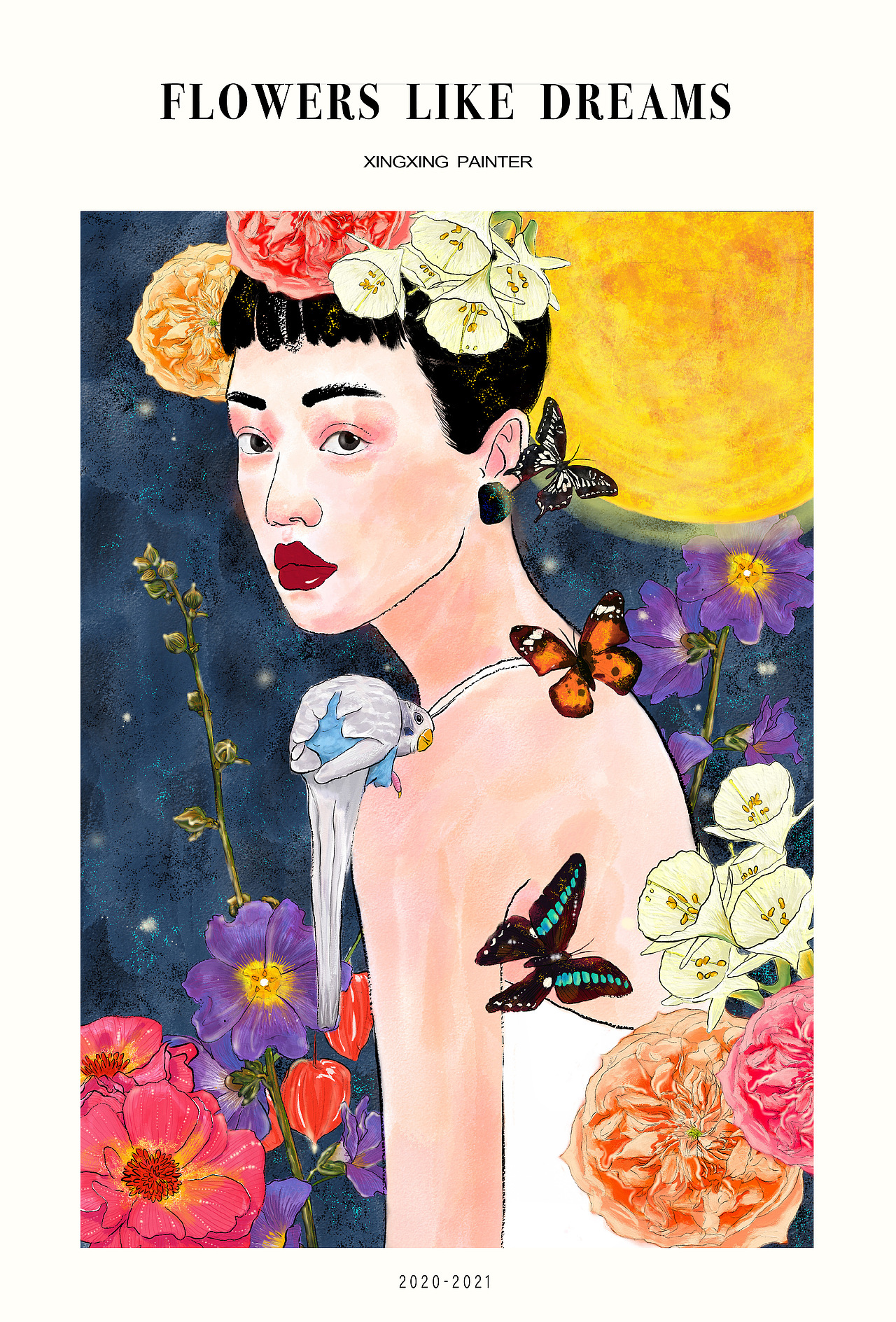 繁花如梦（图ZMjQyODU2MDcy） - 创作习作 - 站酷设计师姚醒醒原创素材 - 站酷ZCOOL