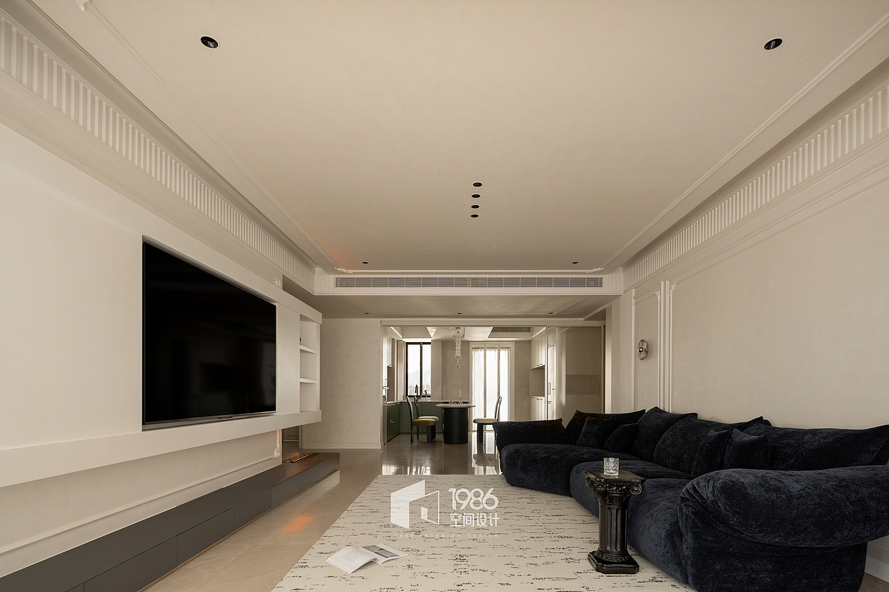 1986设计|《180㎡自带电影感的轻法式之家》