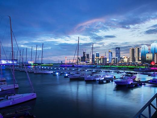 青岛 奥帆中心 风景景观拍摄 