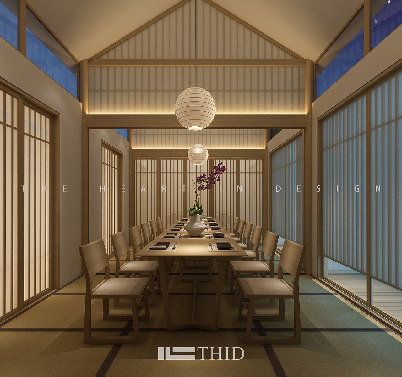 【THID丶心家】| 鶴 · 菊 |（图ZMTk4MDAyNTUy） - 酒店餐饮设计 - 站酷设计师吴一凡Eafan原创素材 - 站酷ZCOOL