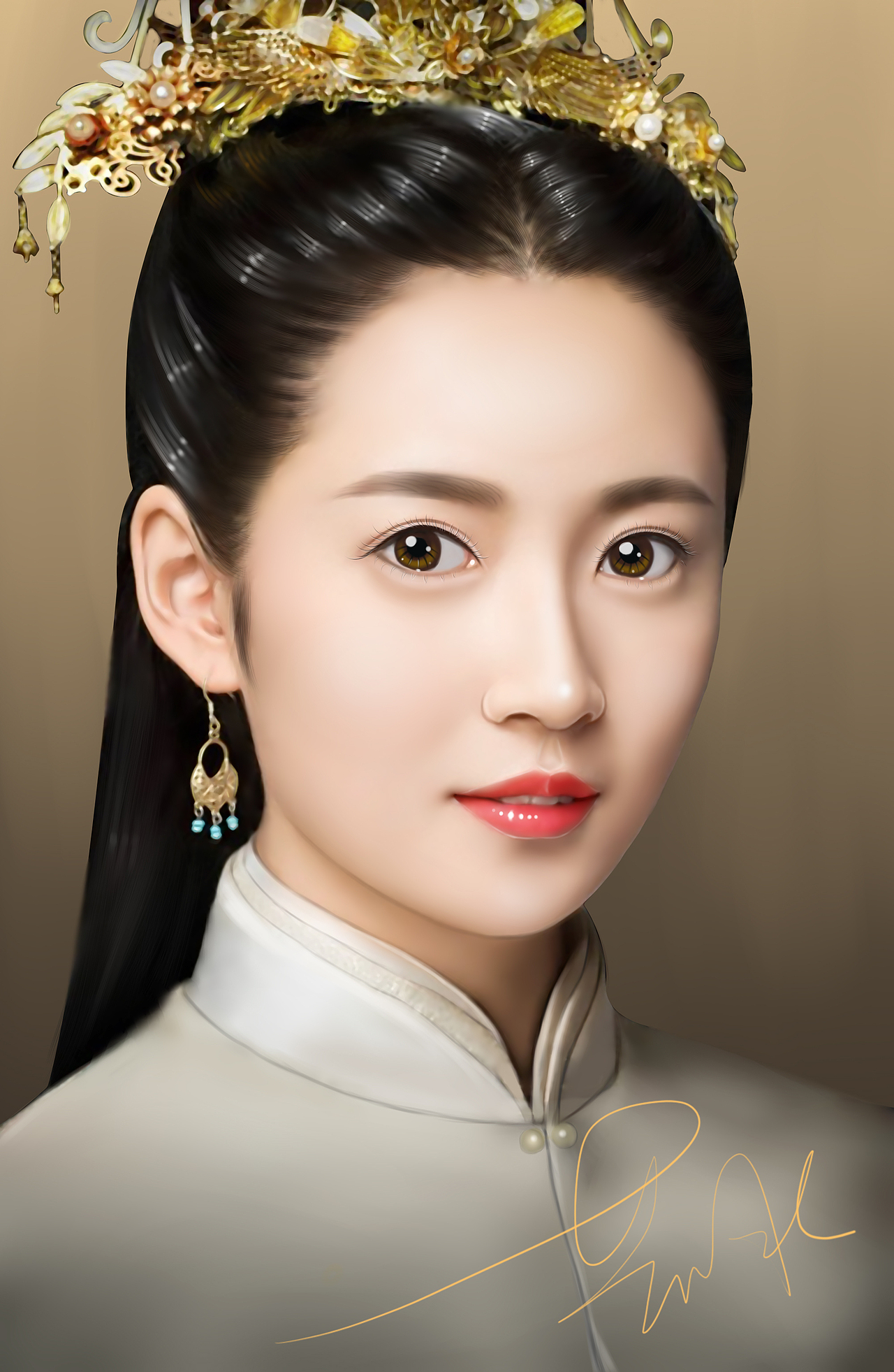 锦绣未央－手绘版（图ZNjU3MjcxNDQ=） - 创作习作 - 站酷设计师huangguozhi原创素材 - 站酷ZCOOL