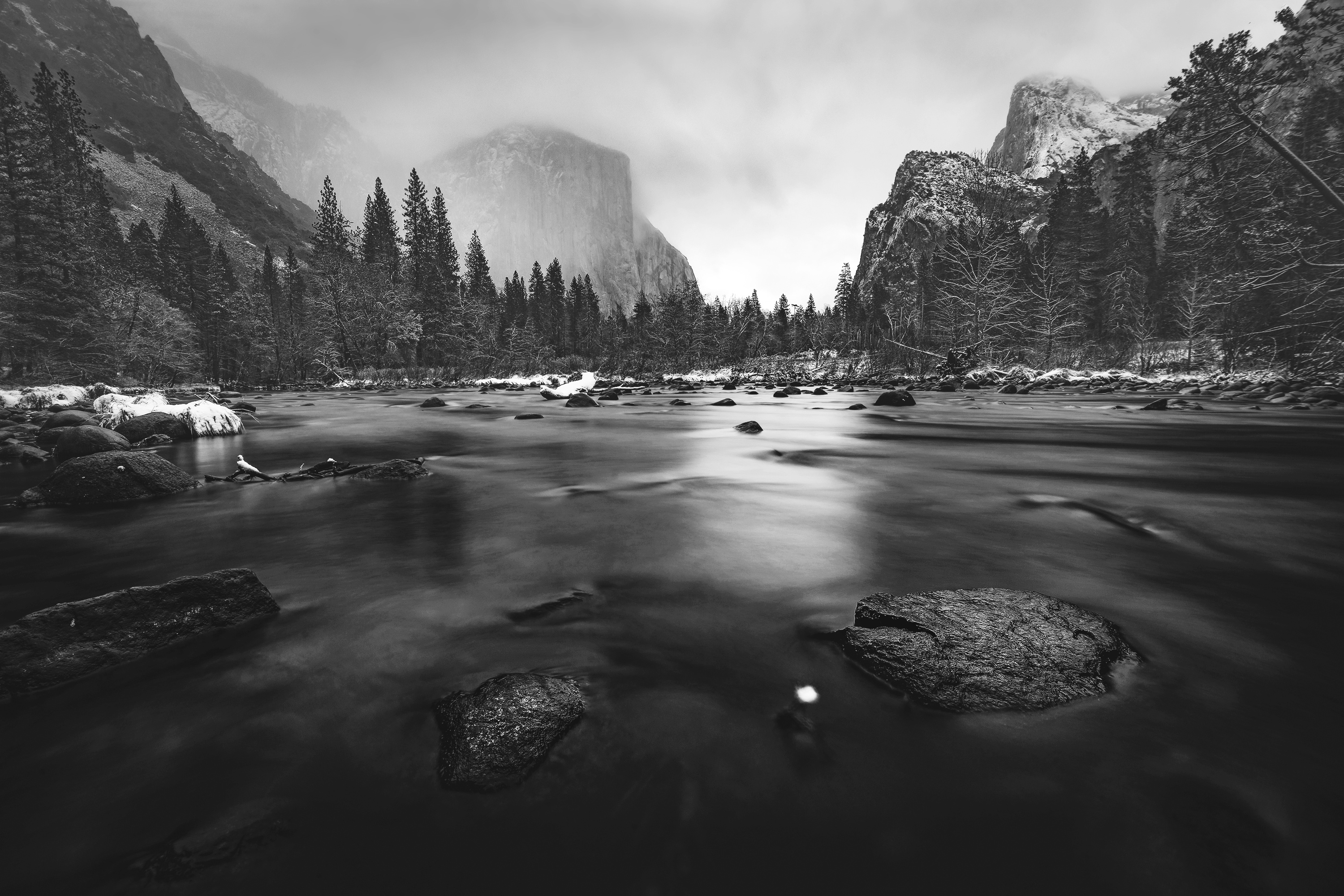 【桂林大河】-黑白山水间|摄影|风光摄影|桂林大河